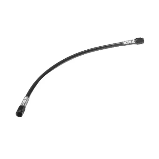 [PMX611314] Brake Line #3 Straight/Straight 14" Length, Black, All Sizes 