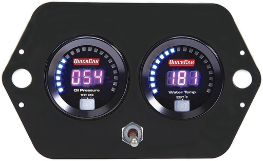 [QRP67-2005] Digital 2-Gauge Panel Open Wheel OP/WT w/Batt