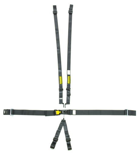 [SRBSR76560H] 6pt Harness System SFI LatchLink Black HANS