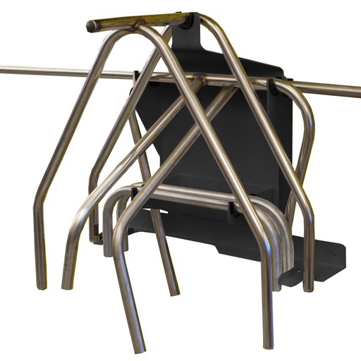 [HRPHRP6135-BLK] Nerf and Bumper Rack Black