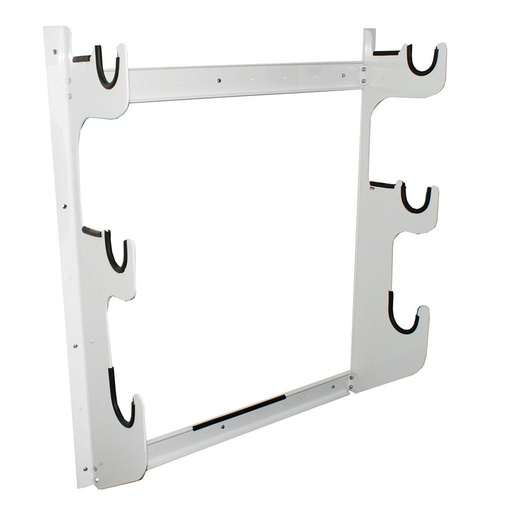 [HRPHRP6776-WHT] Axle Rack 2 Front Axles 1 Rear End
