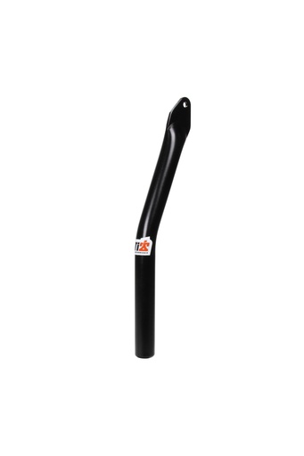 [TIP6123] Front Wing Post Bent Foward Black Alum